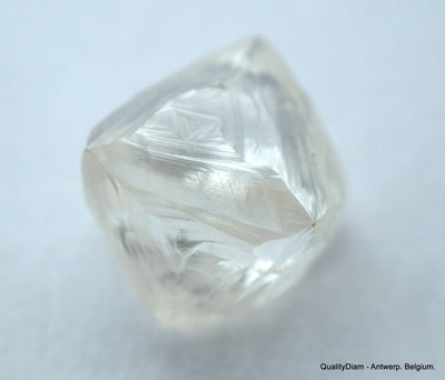 4.08 CARATS WHITE H VS-VVS, NATURAL UNCUT DIAMONDS ROUGH OUT FROM DIAMOND MINE