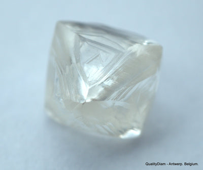 4.08 CARATS WHITE H VS-VVS, NATURAL UNCUT DIAMONDS ROUGH OUT FROM DIAMOND MINE
