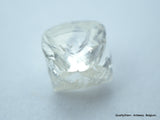4.08 CARATS WHITE H VS-VVS, NATURAL UNCUT DIAMONDS ROUGH OUT FROM DIAMOND MINE