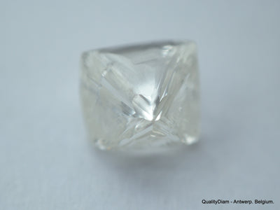 4.08 CARATS WHITE H VS-VVS, NATURAL UNCUT DIAMONDS ROUGH OUT FROM DIAMOND MINE