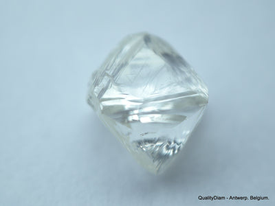 4.08 CARATS WHITE H VS-VVS, NATURAL UNCUT DIAMONDS ROUGH OUT FROM DIAMOND MINE