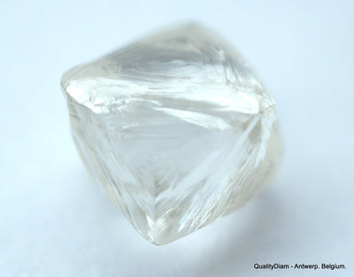 4.08 CARATS WHITE H VS-VVS, NATURAL UNCUT DIAMONDS ROUGH OUT FROM DIAMOND MINE