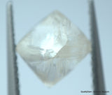 4.08 CARATS WHITE H VS-VVS, NATURAL UNCUT DIAMONDS ROUGH OUT FROM DIAMOND MINE