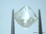 4.08 CARATS WHITE H VS-VVS, NATURAL UNCUT DIAMONDS ROUGH OUT FROM DIAMOND MINE
