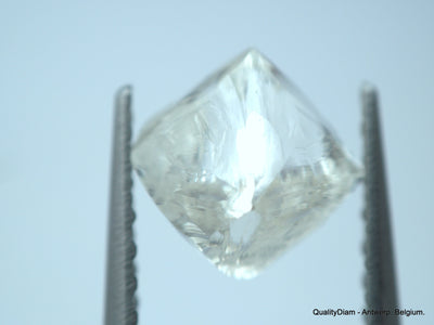 4.08 CARATS WHITE H VS-VVS, NATURAL UNCUT DIAMONDS ROUGH OUT FROM DIAMOND MINE