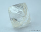 2.01 carats H VVS1 pair of natural uncut diamonds rough out from diamond mine