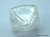 2.01 carats H VVS1 pair of natural uncut diamonds rough out from diamond mine