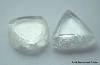 1.95 CARATS NATURAL UNCUT DIAMONDS ROUGH DIAMONDS OUT FROM DIAMOND MINE