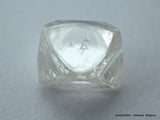 1.85 carats pair of natural uncut diamonds rough, out from diamond mine