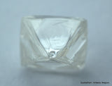1.85 carats pair of natural uncut diamonds rough, out from diamond mine