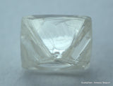 1.85 carats pair of natural uncut diamonds rough, out from diamond mine