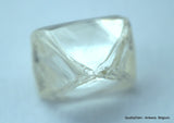 1.85 carat pair of natural uncut diamonds rough, out from diamond mine