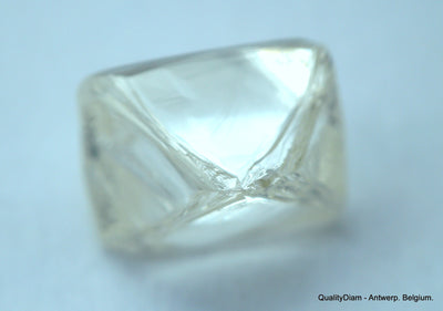 1.85 carat pair of natural uncut diamonds rough, out from diamond mine