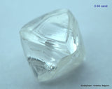 1.87 carats G VVS1 pair of natural uncut diamonds rough, out from diamond mine