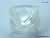 1.87 carats G VVS1 pair of natural uncut diamonds rough, out from diamond mine