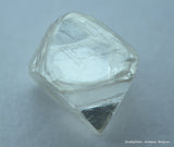 1.91 carat pair of natural uncut diamonds rough, out from diamond mine