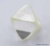 H Flawless Clean White 0.51 Carat Rough Diamond Natural, Genuine Diamond Uncut