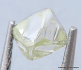 I VVS1 Real & beautiful diamond out diamond mine. Natural, uncut gemstone