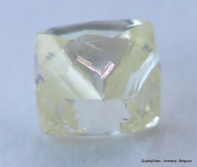 0.57 Cts. VVS1 Real & beautiful diamond out diamond mine. Natural, uncut gemstone