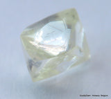 H VVS1 natural diamond ideal for uncut diamond jewelry. Out from a diamond mine