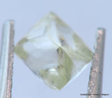 H VVS1 natural diamond ideal for uncut diamond jewelry. Out from a diamond mine