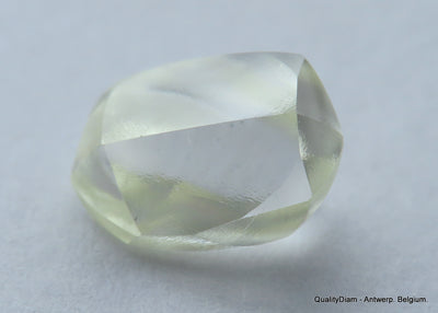 1.10 Carat H VVS2 diamond mackle out from diamond mine. rough natural diamond