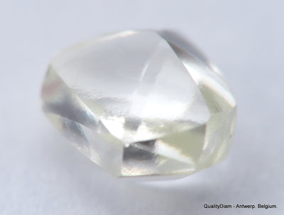 F VVS1 diamond ideal for uncut diamond jewelry. Out from a diamond mine 0.41 carat
