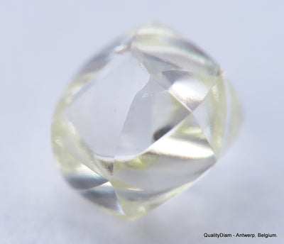 G VVS2 Real & beautiful diamond out diamond mine. natural, uncut gemstone. 0.50 carat