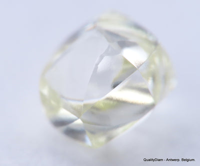 G VVS2 Real & beautiful diamond out diamond mine. natural, uncut gemstone. 0.50 carat