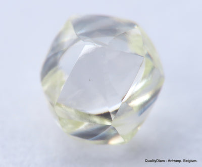 G VVS2 Real & beautiful diamond out diamond mine. natural, uncut gemstone. 0.50 carat