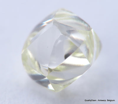G VVS2 Real & beautiful diamond out diamond mine. natural, uncut gemstone. 0.50 carat