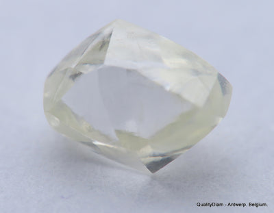 G Flawless, clean white gem diamond out from a diamond mine. Natural diamond.