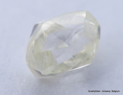 G Flawless, clean white gem diamond out from a diamond mine. Natural diamond.