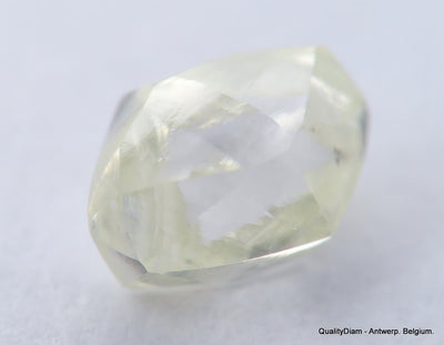 G Flawless, clean white gem diamond out from a diamond mine. Natural diamond.