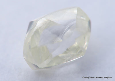 G Flawless, clean white gem diamond out from a diamond mine. Natural diamond.