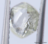 G VVS1 diamond ideal for uncut diamond jewelry. Out from a diamond mine 0.61 carat