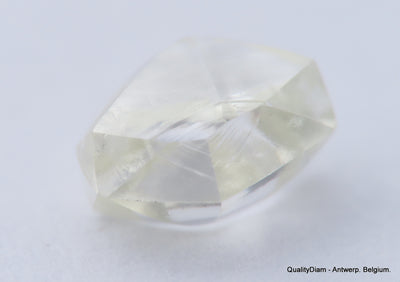 F VVS2 diamond ideal for uncut diamond jewelry. Out from a diamond mine 0.62 carat
