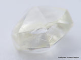 F VVS2 diamond ideal for uncut diamond jewelry. Out from a diamond mine 0.62 carat
