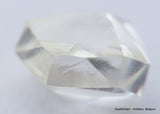 F VVS2 diamond ideal for uncut diamond jewelry. Out from a diamond mine 0.62 carat