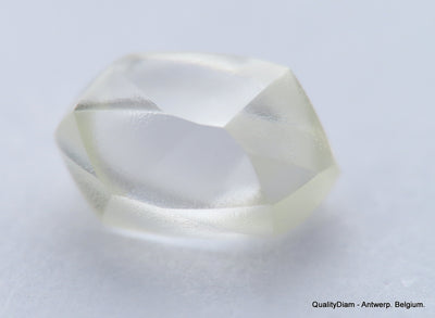 F Flawless, clean white gem diamond out from a diamond mine. Natural diamond.