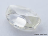 E VS2, 0.68 carat diamond out from a mine. ideal for rough diamond jewelry.