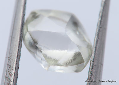 G Flawless, clean white gem diamond out from a diamond mine. Natural diamond. 0.71 Cts.