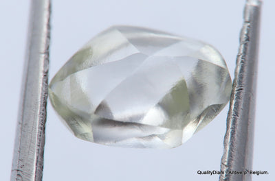G Flawless, clean white gem diamond out from a diamond mine. Natural diamond. 0.71 Cts.