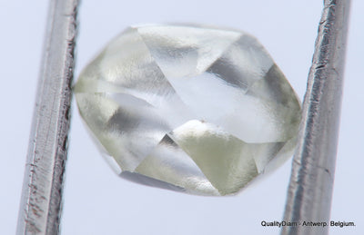 G Flawless, clean white gem diamond out from a diamond mine. Natural diamond. 0.71 Cts.