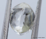 G Flawless, clean white gem diamond out from a diamond mine. Natural diamond. 0.72 Cts.