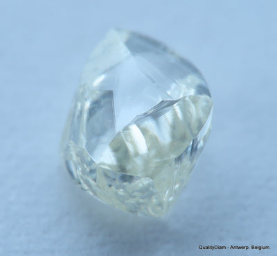 H VVS1 Real & beautiful diamond out diamond mine. natural, uncut gemstone