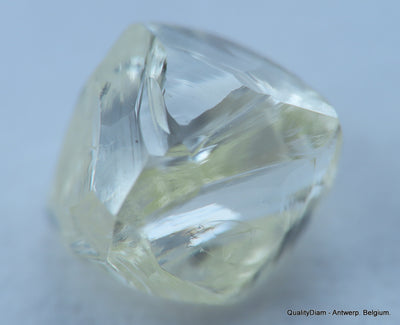 H VVS1 Real & beautiful diamond out diamond mine. natural, uncut gemstone