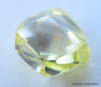 Beautiful diamond intense fancy yellow rare natural diamond mackle