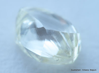 Flawless, clean white diamond out from a diamond mine. Natural diamond gemstone