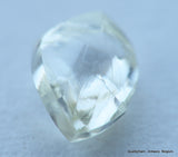 Flawless, clean white diamond out from a diamond mine. Natural diamond gemstone